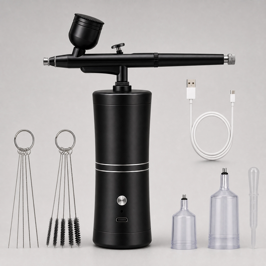Kit aérographe électrique avec compresseur