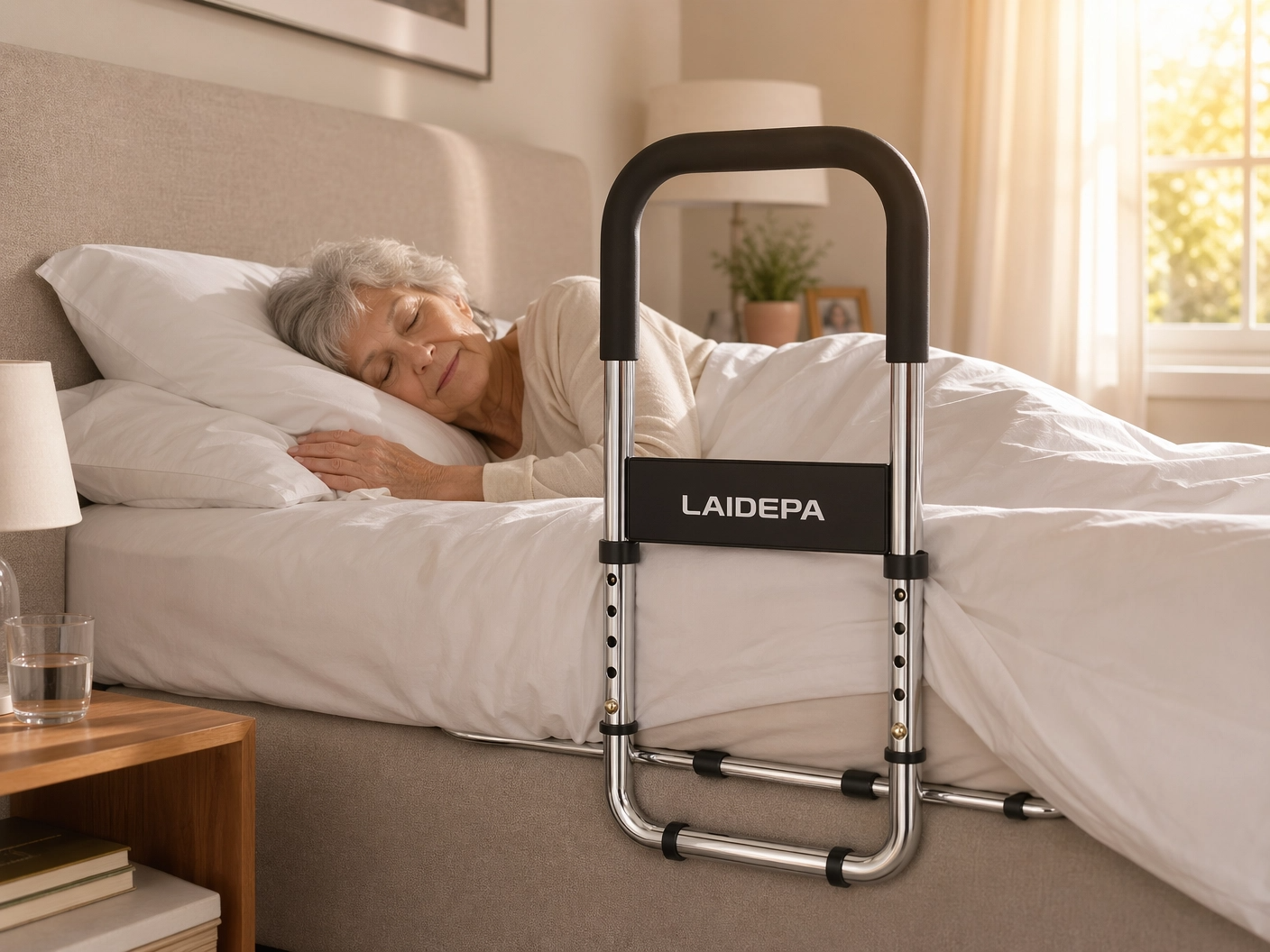 Barre de lit antichute